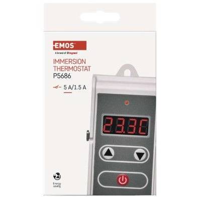 Příložný manuální jímkový termostat P5686 EMOS