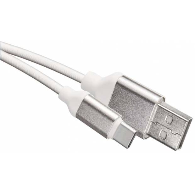 USB kabel 2.0 A/M - C/M 1m bílý EMOS