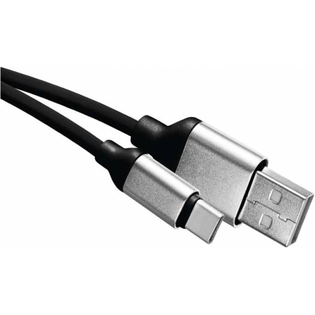 USB kabel 2.0 A/M - C/M 1m černý EMOS