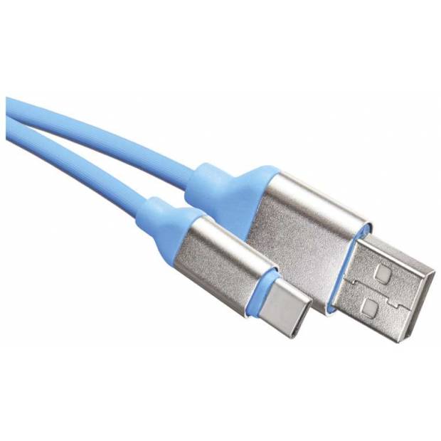 USB kabel 2.0 A/M - C/M 1m modrý EMOS