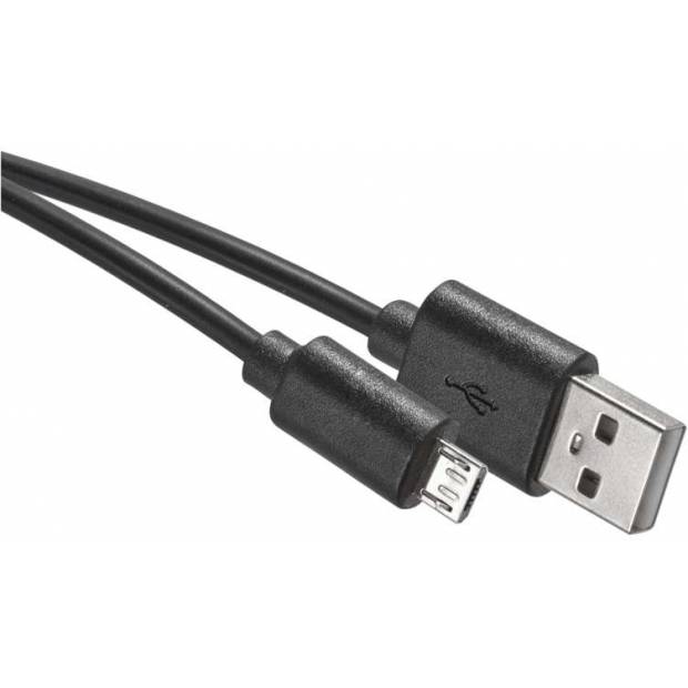 USB kabel 2.0 A/M - micro B/M 0,2m černý, Quick Charge EMOS