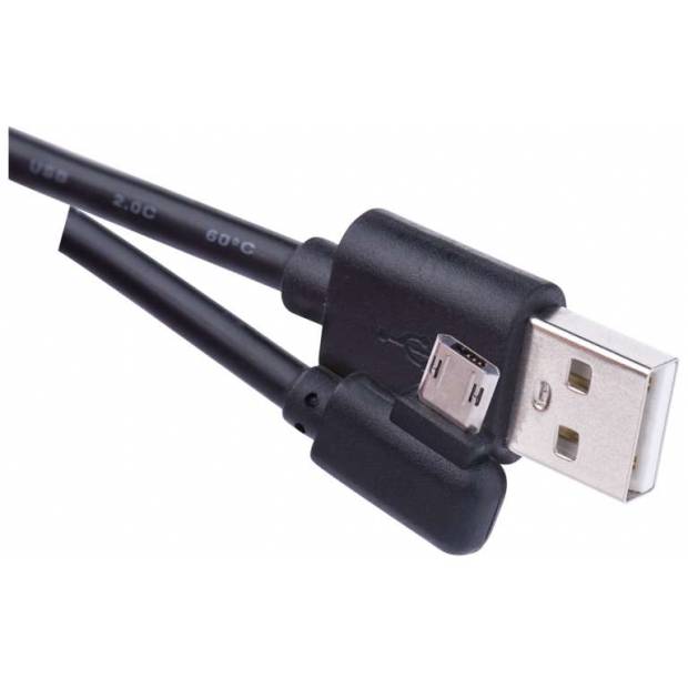 USB kabel 2.0 A/M - micro B/M 1m černý, Quick Charge EMOS