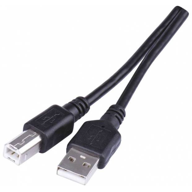 USB kabel 2.0 A vidlice - B vidlice 2m EMOS