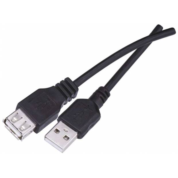 USB kabel 2.0 A vidlice - A zásuvka 2m EMOS