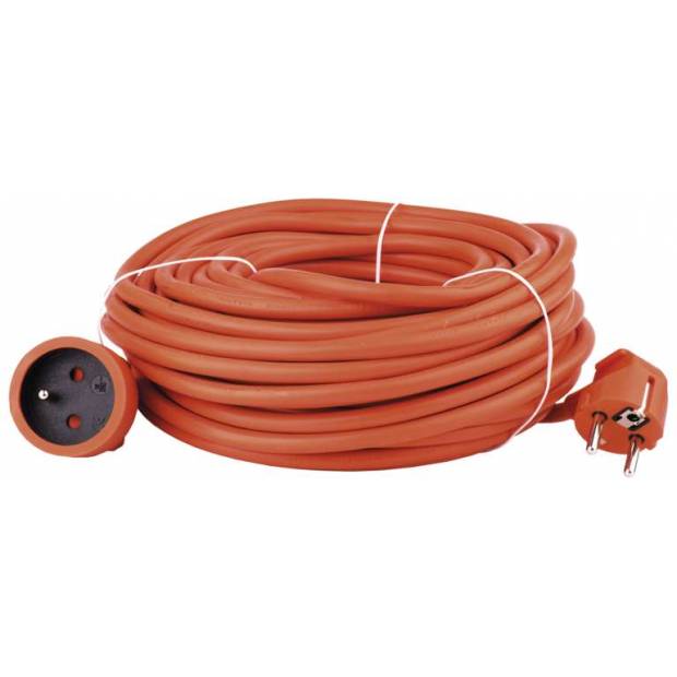 Venkovní prodlužovací kabel 230V 3x1,5mm oranžový výběr délky