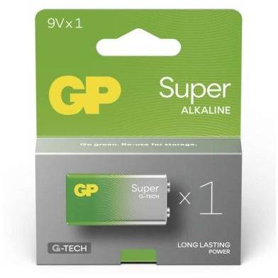 Alkalická baterie GP Super 9V (6LR61) GP