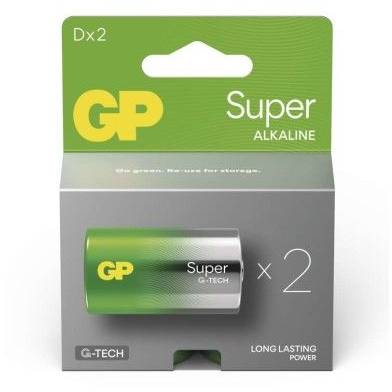 Alkalická baterie GP Super D (LR20) GP