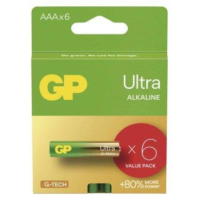 Alkalická baterie GP Ultra AAA (LR03) GP