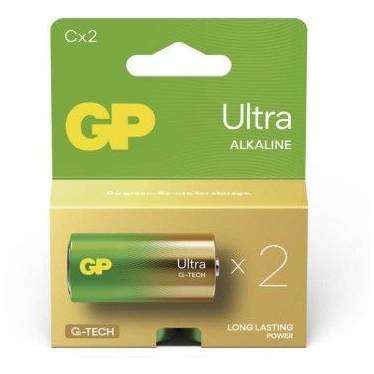GP alkalická baterie ULTRA C (LR14) 2PP GP