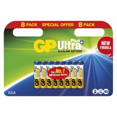 Alkalická baterie GP Ultra Plus AAA (LR03) GP