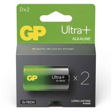 Alkalická baterie GP Ultra Plus D (LR20) GP