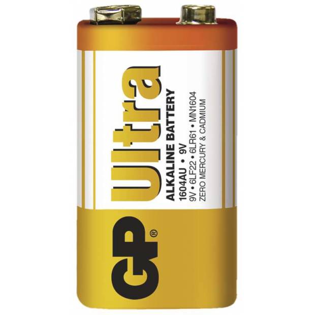 Alkalická baterie 6LF22 9V GP Ultra B1950 1604A