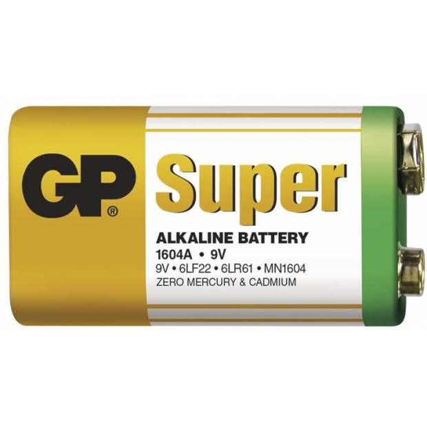 Alkalická baterie 6LP3146 9V GP Super B1350 1604A