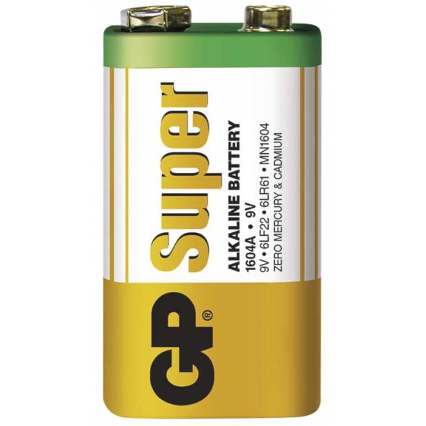 Alkalická baterie 6LP3146 9V GP Super B1351 1604A