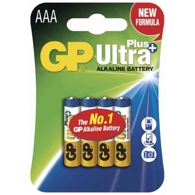 Alkalická baterie GP Ultra Plus LR03 AAA B1711 mikrotužka