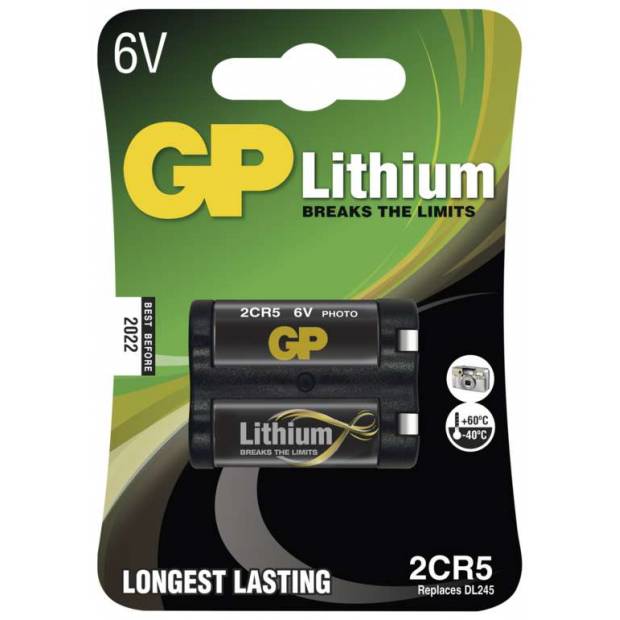 Foto lithiová baterie GP 2CR5