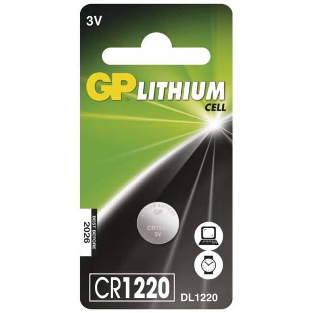 Lithiová knoflíková baterie GP CR1220 B15201