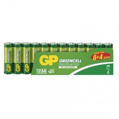 Zinková baterie GP Greencell AA (R6) GP Batteries