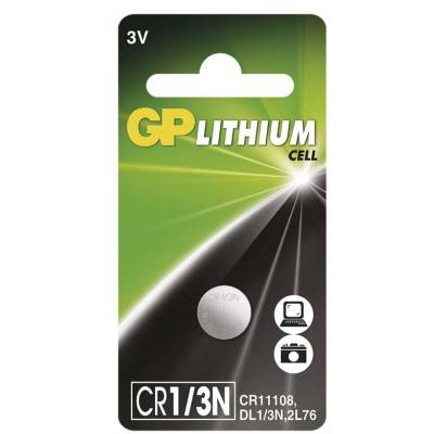 GP lithiová knoflíková baterie CR1/3N GP