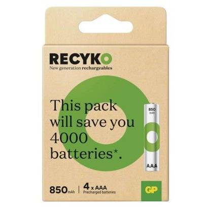 Nabíjecí baterie GP ReCyko 850 AAA (HR03) GP
