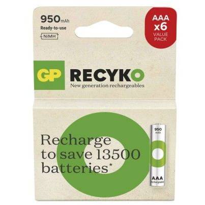 Nabíjecí baterie GP ReCyko 950 AAA (HR03) GP
