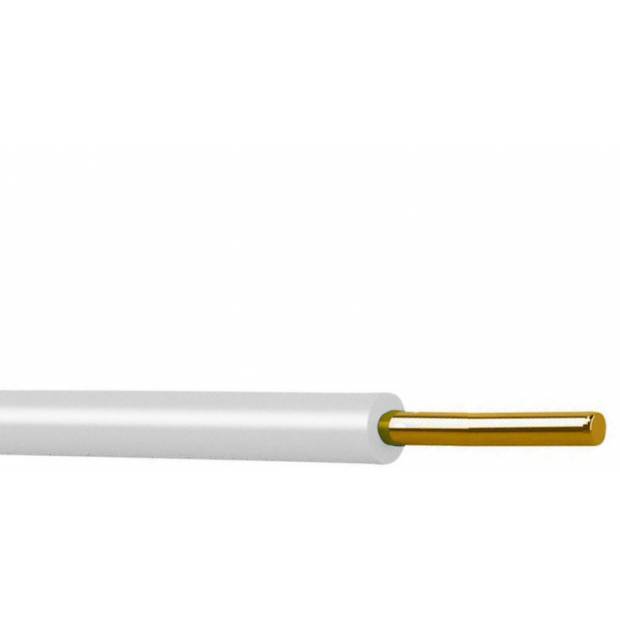 H05V-U 1mm (CY) bílý vodič