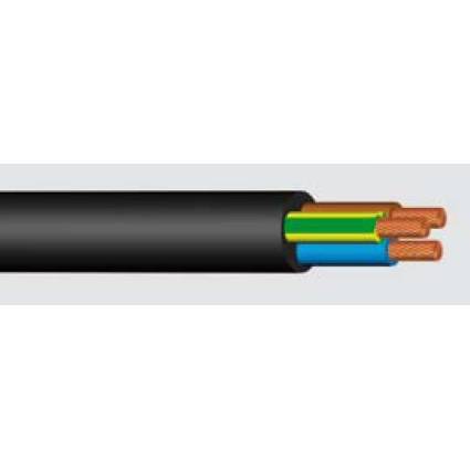 H05VV-F 3Gx2,5mm CYSY černý kabel