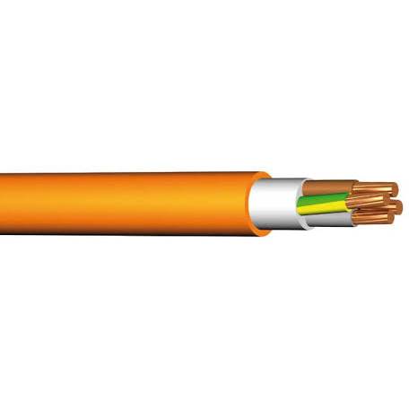 Silový kabel PRAFlaSafe 3x2.5-J s malým množstvím uvolněného tepla v případě požáru