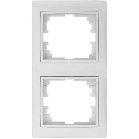 DOMO Dvojnásobný vertikální rámeček - bílá Kanlux