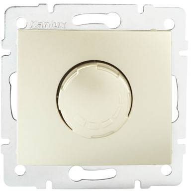 DOMO   Stmívač otočný LED 3 - 100W - perlová Kanlux