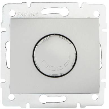 DOMO   Stmívač otočný LED 3 - 100W - stříbrná Kanlux