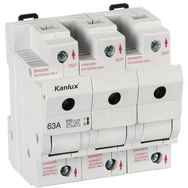 KSF02-63-3P   Pojistkový držák do rozvaděče            Kanlux