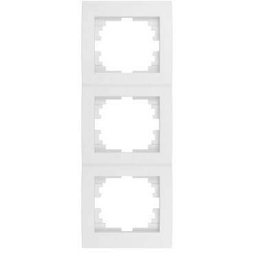 LOGI Trojnásobný vertikální rámeček - bílá Kanlux