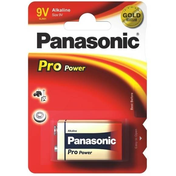 Alkaline Pro Power 6LR1 9V baterie 1ks Panasonic