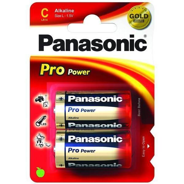 Alkaline Pro Power LR14 1,5V baterie 2ks  Panasonic