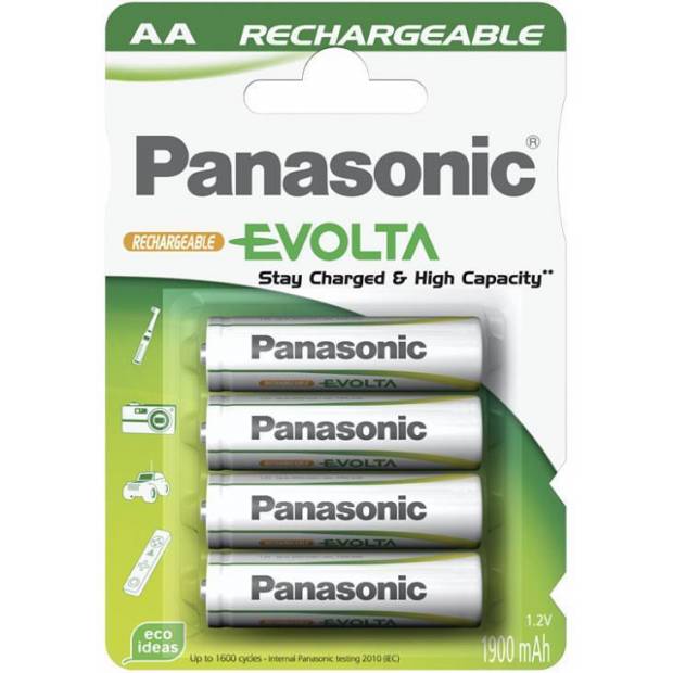 Panasonic Evolta HR6 AA 1,2V Ni-MH 1900mAh aku baterie 4ks na blistru
