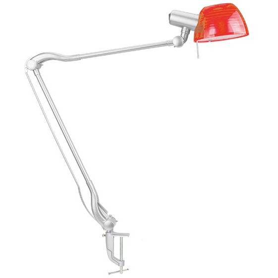 GINEVRA DUO stolní lampička, červená Panlux