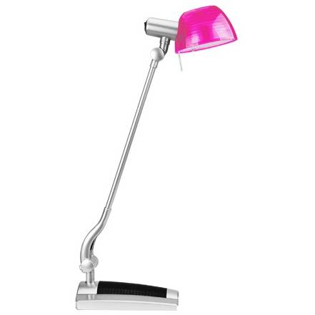 GINEVRA UNO stolní lampička, růžovo-černá Panlux