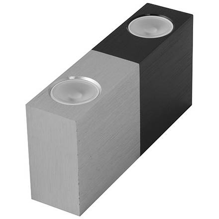 VARIO DUO dekorativní LED svítidlo, černo-stříbrná (aluminium) - teplá bílá Panlux