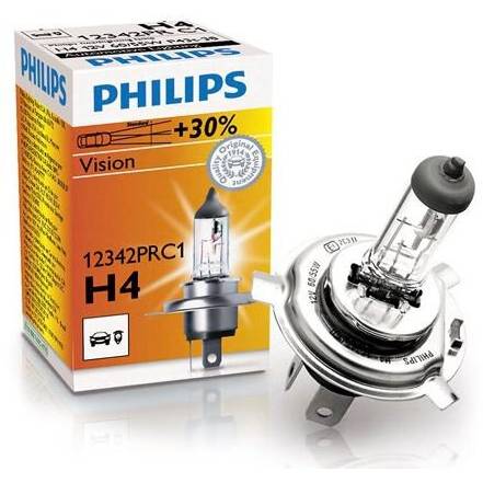 Autožárovka Philips Vision C1 H4 12V 60/55W P43T