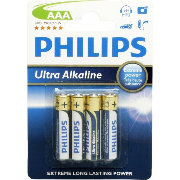 Baterie Ultra Alkaline AAA LR03E4B/10 blistr 4xAAA
