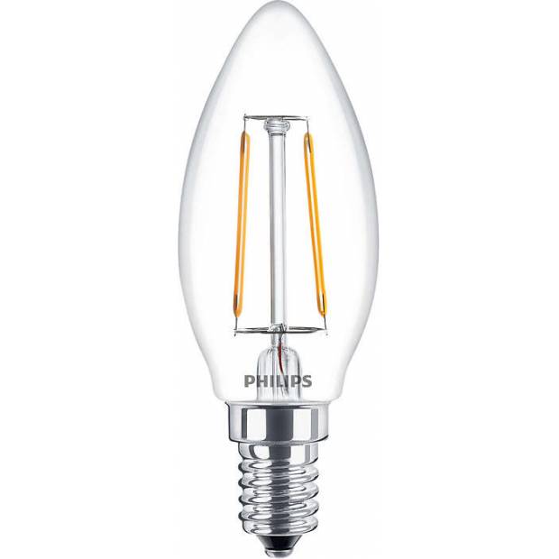 LED E14 svíčka čirá D 5-40W E14 827 B35 CL žárovkové světlo