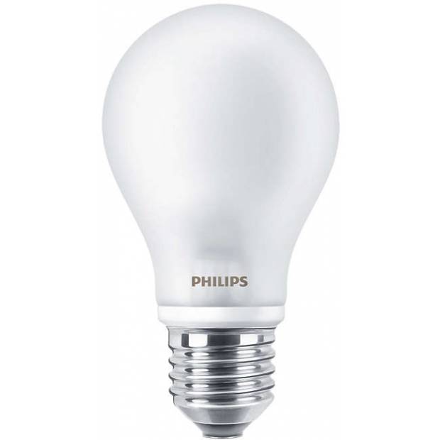 Matná LED žárovka E27 Philips výběr výkonů W a barvy světla