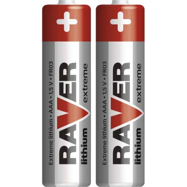 Lithiová baterie RAVER FR03 (AAA), blistr Raver