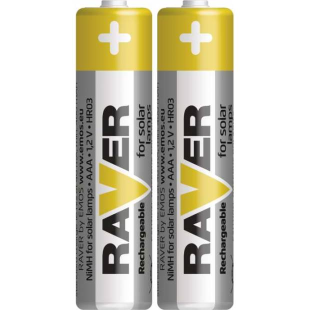 Nabíjecí baterie RAVER HR03 (AAA), blistr Raver
