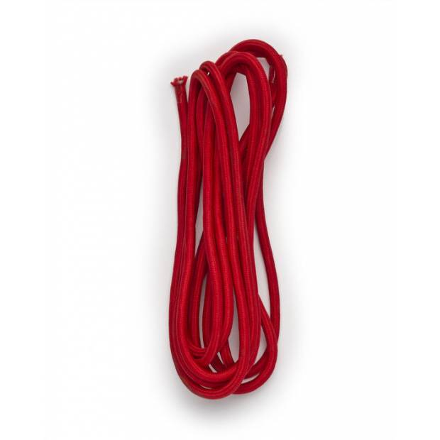 R10253 FIT textilní kabel 3X0,75 4m červená 230V  RED