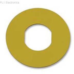 Štítek kulaty žlutý 60mm neozn. zby9101 Schneider
