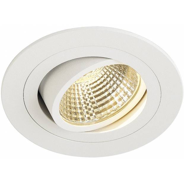 113901 NEW TRIA LED DL Set matná bílá vestavné stropní svítidlo kruhové výklopné