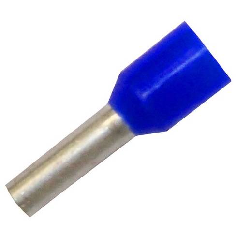 Dutinka izolovaná DI  2,5-10 modrá o průřezu 2,5mm2 / 10mm