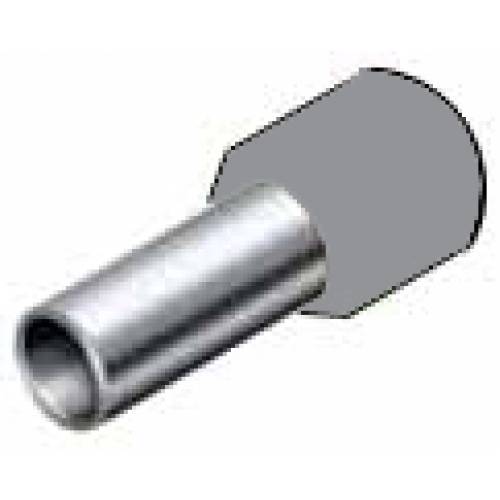 Dutinka izolovaná DI  4-10 šedá o průřezu 4,0mm2 / 10mm